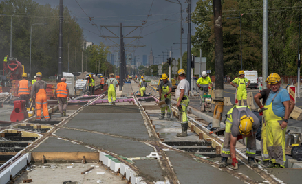 W Warszawie powoli dobiega finału budowa tramwaju do Wilanowa