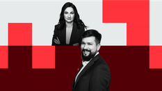 Marzena Tabor-Olszewska, redaktor prowadząca „Rzeczpospolitej” i Michał Płociński, zastępca redaktor