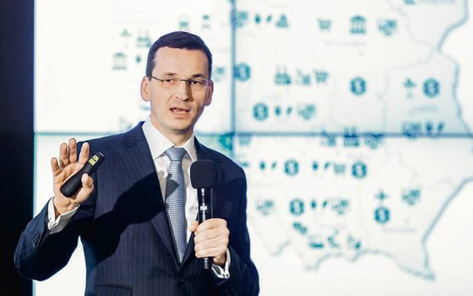 Plan Morawieckiego ma dać Polsce stabilny rozwój PKB (na zdjęciu wicepremier przedstawia Strategię O