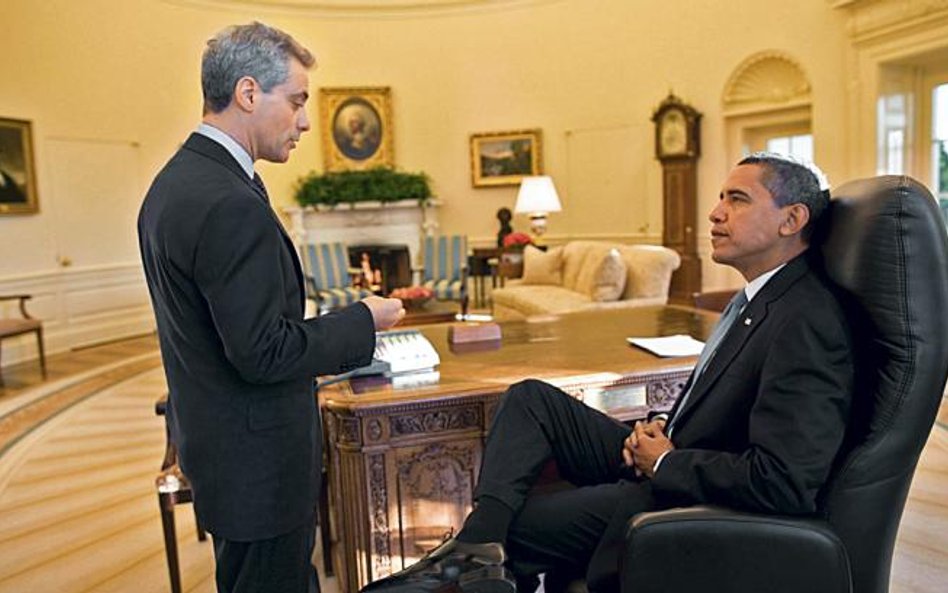 Szef gabinetu prezydenta USA Rahm Emanuel był pierwszym urzędnikiem, jakiego przyjął wczoraj Barack 