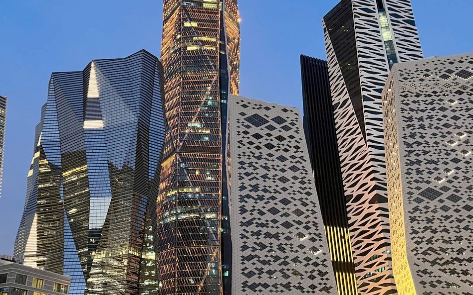 King Abdullah Financial District (KAFD) w Rijadzie, stolicy Arabii Saudyjskiej