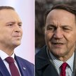 Karol Nawrocki i Radosław Sikorski