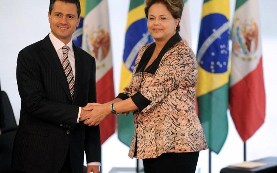 Enrique Pena Nieto i Dilmą Rousseff