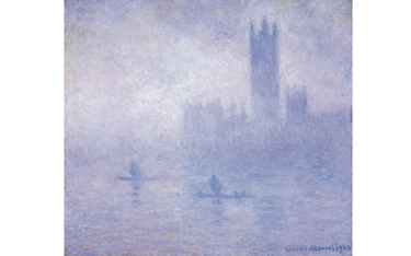 Claude Monet, The Houses of Parliament, Fog Effect (Le Parlement, effet de brouillard), 1904