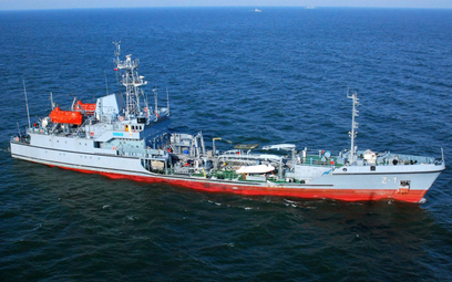 Bałtyk (Z-1) jeden z dwóch zbiornikowców paliwowych Marynarki Wojennej. Fot./MW RP/R. Pioch.