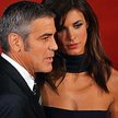 George Clooney z partnerką Elisabettą Canalis