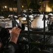Policja przed siedzibą Trybunału Konstytucyjnego