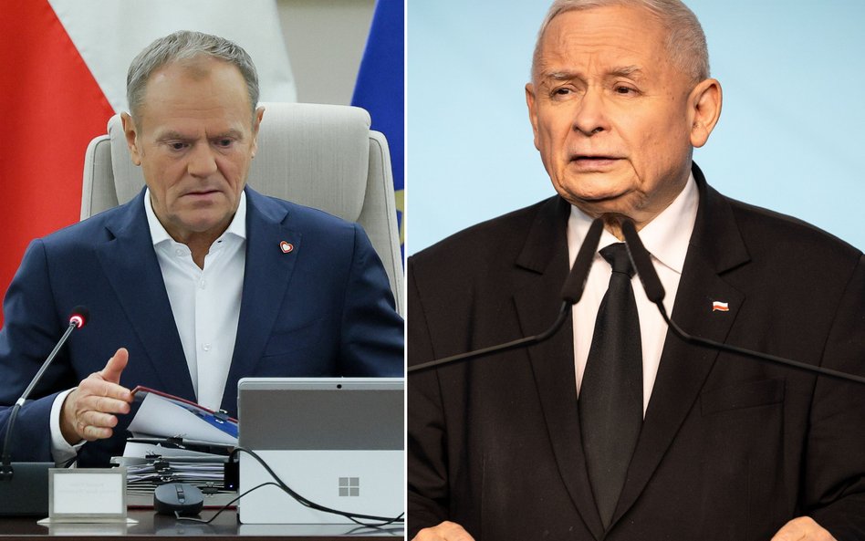 Donald Tusk i Jarosław Kaczyński