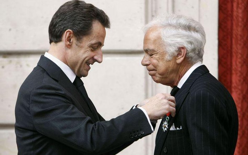 Sarkozy odznaczył Ralpha Laurena