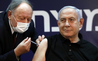 Benjamin Netanjahu pierwszym zaszczepionym w Izraelu