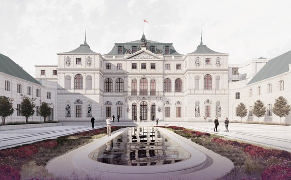 Pałac Bruhla ma zostać odbudowany według koncepcji Bohdana Pniewskiego
