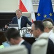 Donald Tusk podczas posiedzenia rządu