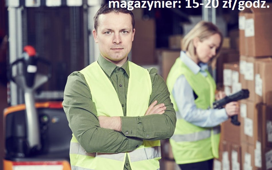 Magazynierzy - 15-20 zł za godzinę
