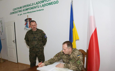 Goście z Ukrainy w Centrum Operacji Lądowych