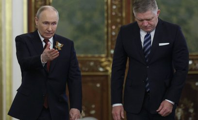 Putin i Fico na Kremlu, 9 maja 2026