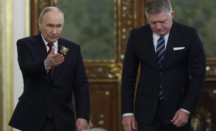 Putin i Fico na Kremlu, 9 maja 2026