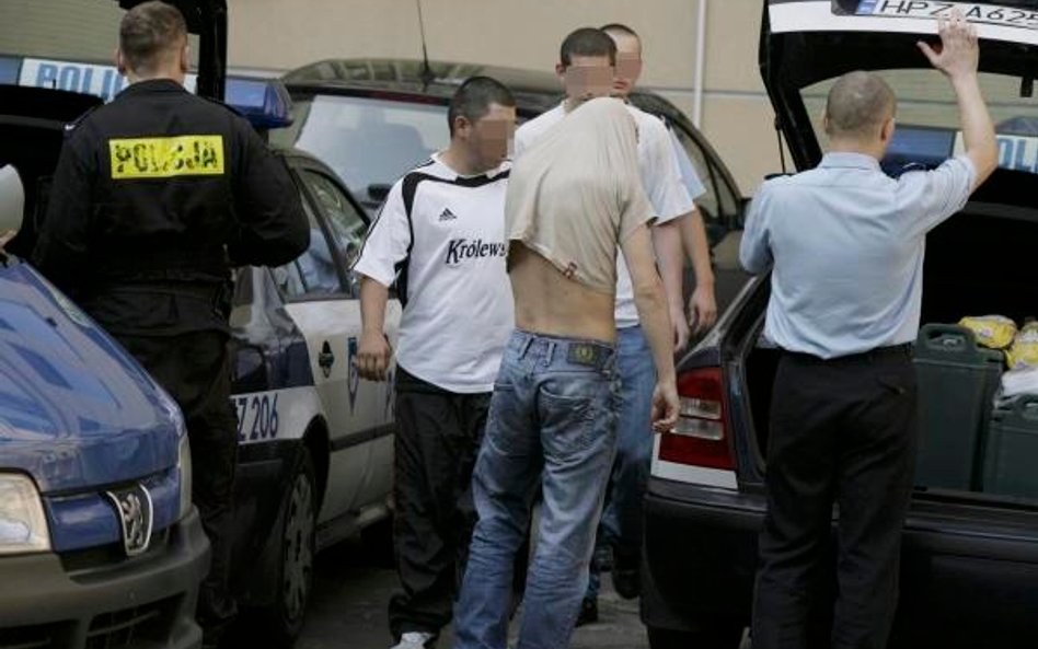 Zamiast meczu wizyta na policji