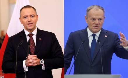 Karol Nawrocki i Donald Tusk