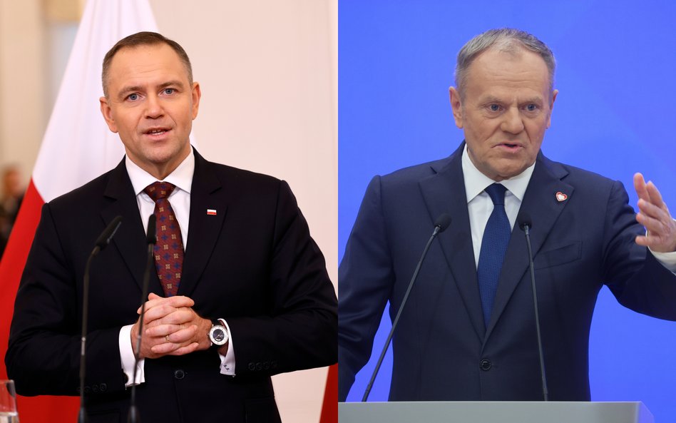 Karol Nawrocki i Donald Tusk