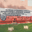 Mural w Nowym Sączu poświęcony Romanowi Stramce