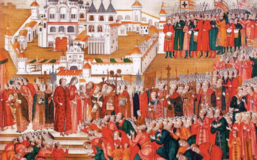 W marcu 1613 r. tłum pod monasterem Ipatiewskim błagał Michała Fiodorowicza Romanowa, by zechciał zo
