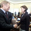 Donald Tusk i Joanna Mucha