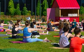 Pilates w Westfield Arkadia odbywa się w każdą lipcową sobotę