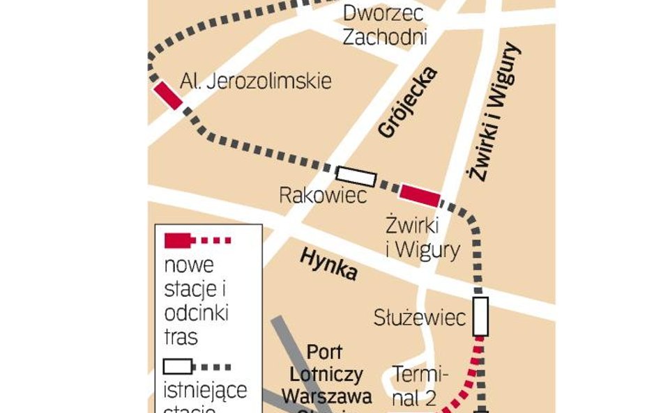 Kolejowy przewoźnik dla lotniska Okęcie