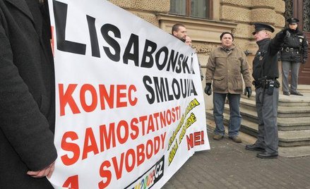 Jeszcze klika miesięcy temu Czesi protestowali przeciw traktatowi z Lizbony