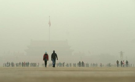 W Pekinie stężenie pyłów jest jeszcze gorsze niż w Krakowie. Sięga 500 mikrogramów na metr sześcienn