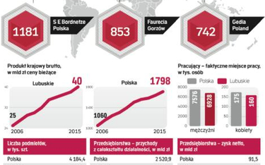 Położenie oraz infrastruktura sprzyja inwestycjom w województwie lubuskim