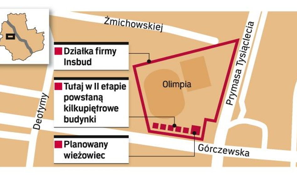 Na Olimpii na razie domów nie zbudują