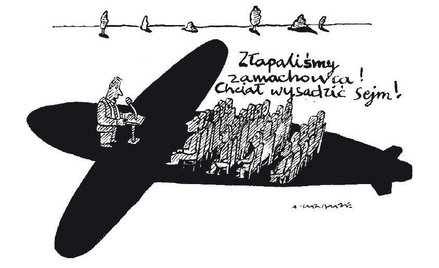 Komentarz rysunkowy. Złapaliśmy zamachowca!