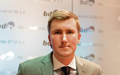 Maciej Bobrowski, dyrektor w DM BDM.