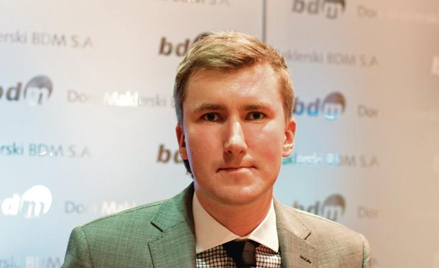 Maciej Bobrowski, dyrektor w DM BDM.