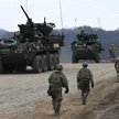 Transportery kołowe Stryker, takie jakie mogłyby zostać przerzucone wraz z wojskami USA na wschodnią
