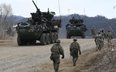 Transportery kołowe Stryker, takie jakie mogłyby zostać przerzucone wraz z wojskami USA na wschodnią