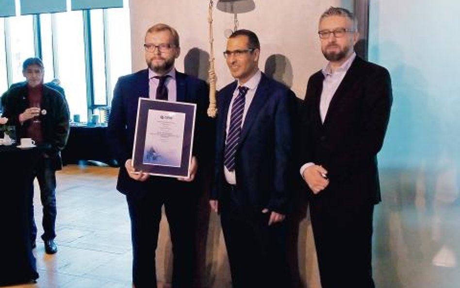 Od lewej: Adam Dakowicz, prezes AgioFunds TFI, Boaz Nagar, prezes Beta Securities, Robert Sochacki, 