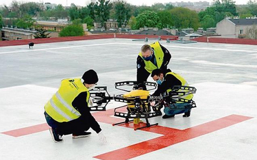 Drony to ważna technologia dla szpitali walczących z Covid-19