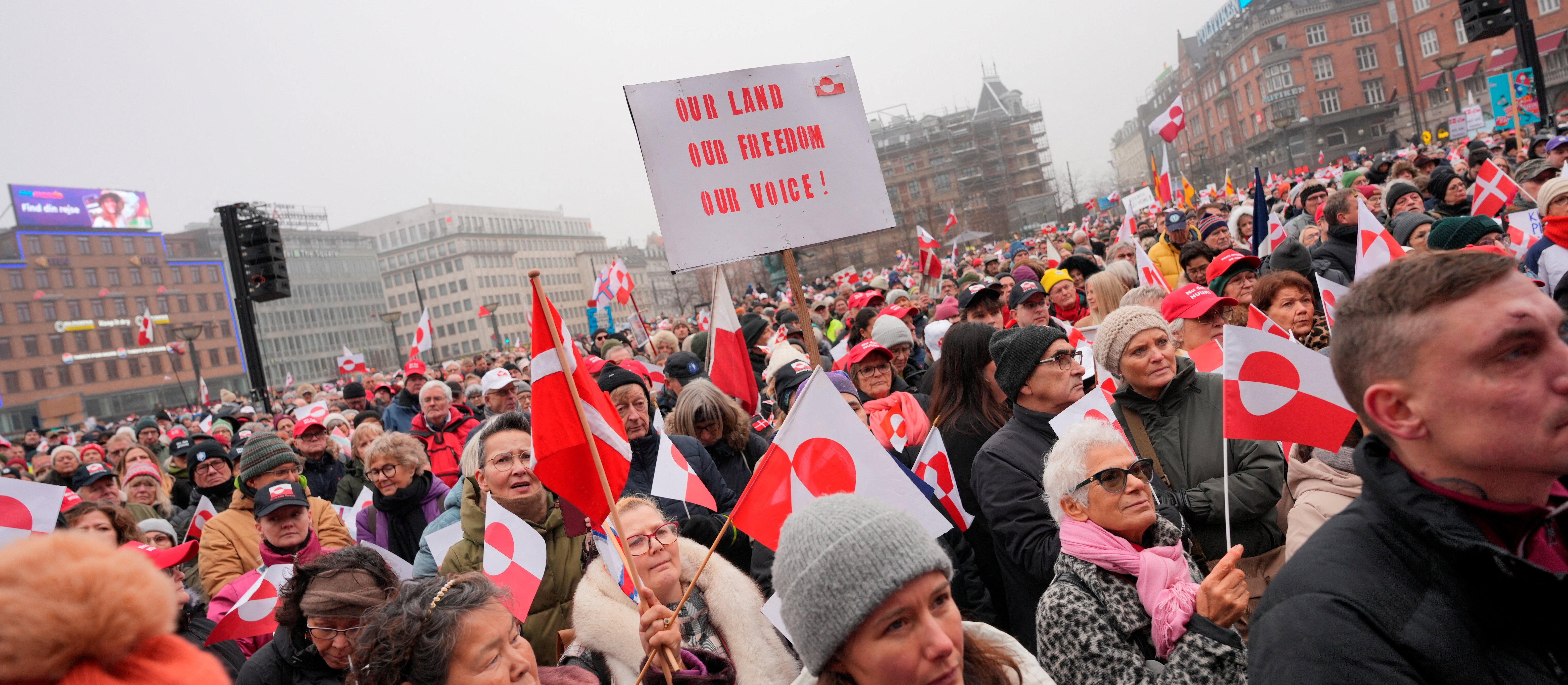 Tysiące osób na ulicach duńskich miast. Nie chcą oddać USA Grenlandii