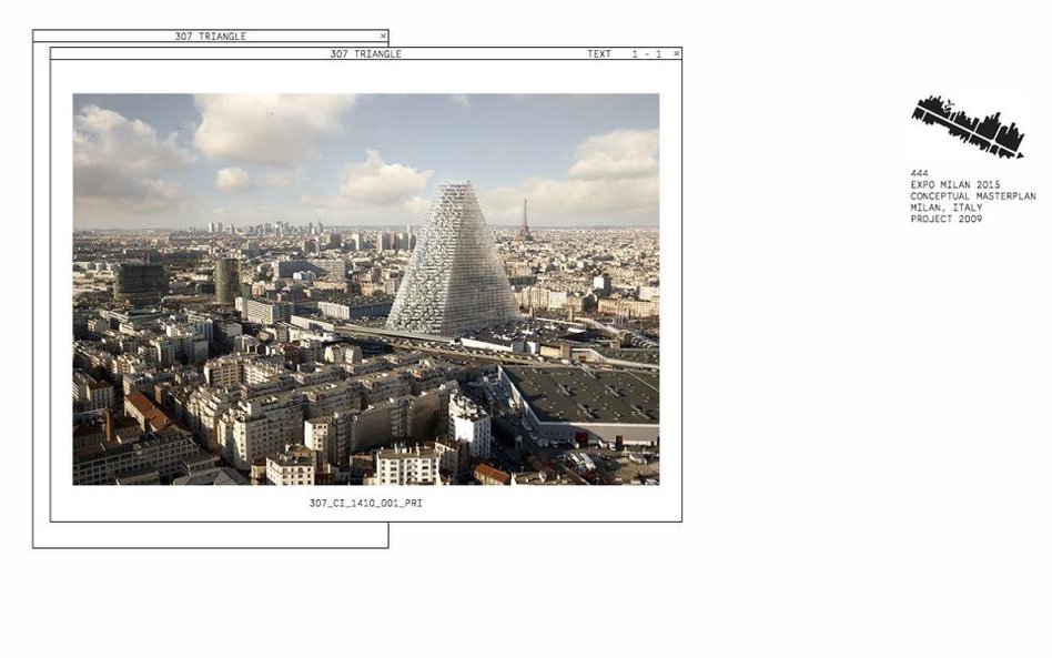 Projekt Triangle (screenshot ze strony architektów www.herzogdemeuron.com)