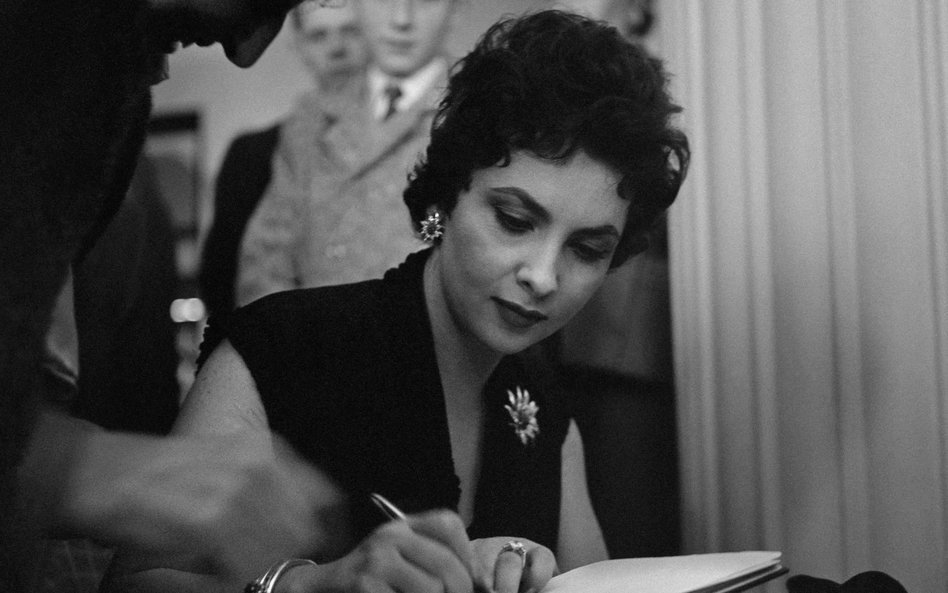 Gina Lollobrigida na festiwalu w Cannes, 1954 rok