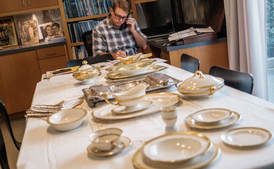 Zastawa stołowa należąca do Ala Capone