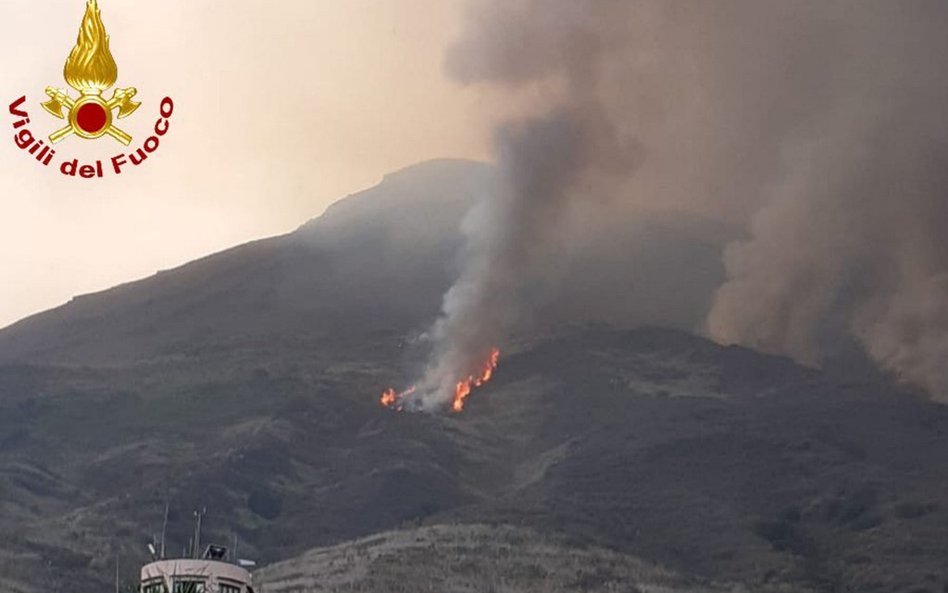 Wybuch wulkanu Stromboli. Paniczna ucieczka turystów