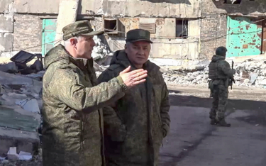 Minister obrony Siergiej Szojgu spotkał się z rosyjskimi żołnierzami na Ukrainie
