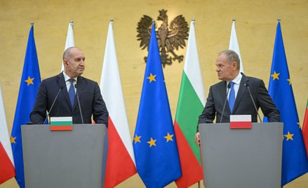 Rumen Radew i Donald Tusk