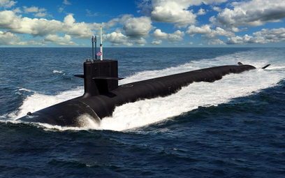 Wizja atomowego okrętu podwodnego nosiciela strategicznych pocisków balistycznych USS District of Co