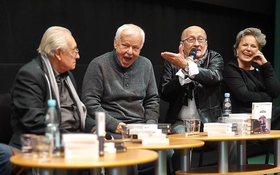 Andrzej Wajda i jego aktorzy spotkali się w Iluzjonie; fot. Dariusz Kawka / Telewizja Kino Polska