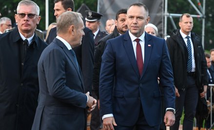 Donald Tusk i Karol Nawrocki