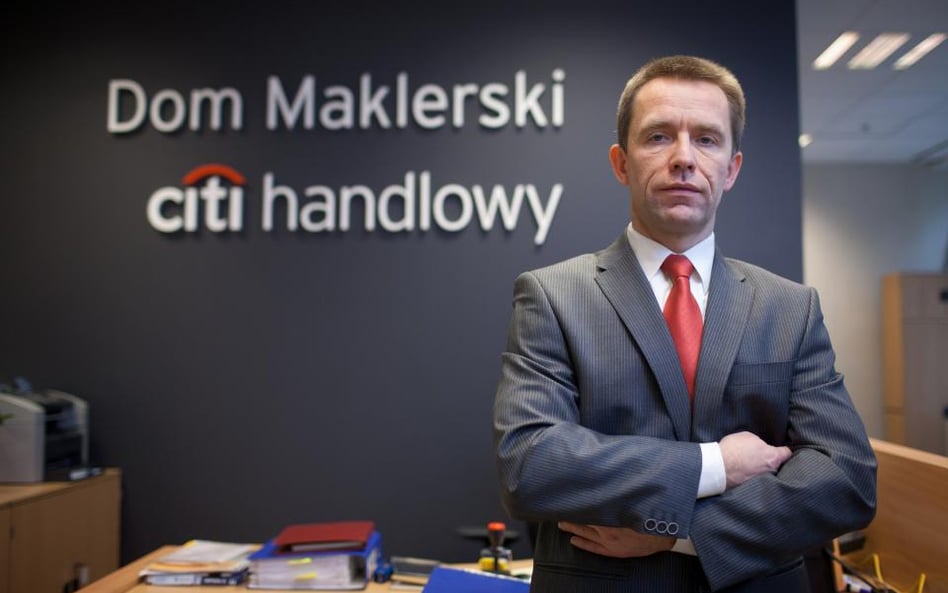 Witold Stępień, prezes Domu Maklerskiego Banku Handlowego